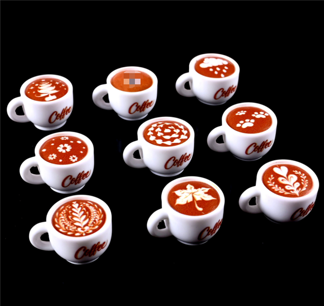 resin simulation coffee 3d resin accessories