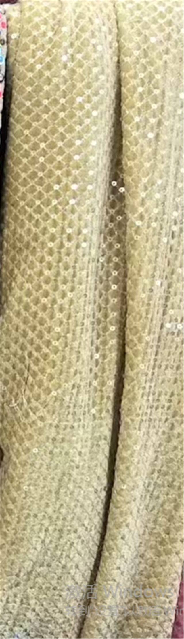 sequin diamond patterned velvet fabric