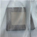 plain flash organza fabric