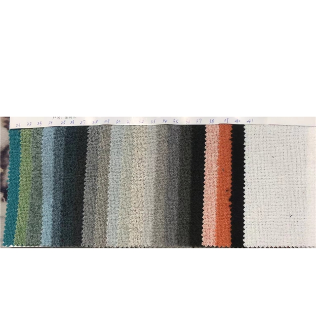 polyester solid color imitation linen fabric