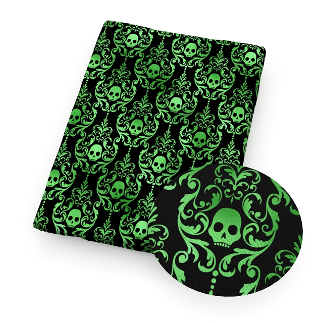 polyester cotton halloween series polyester cotton fabric set (4 pcs/set) polyester cotton fabric,50*45cm(19.7*17.7