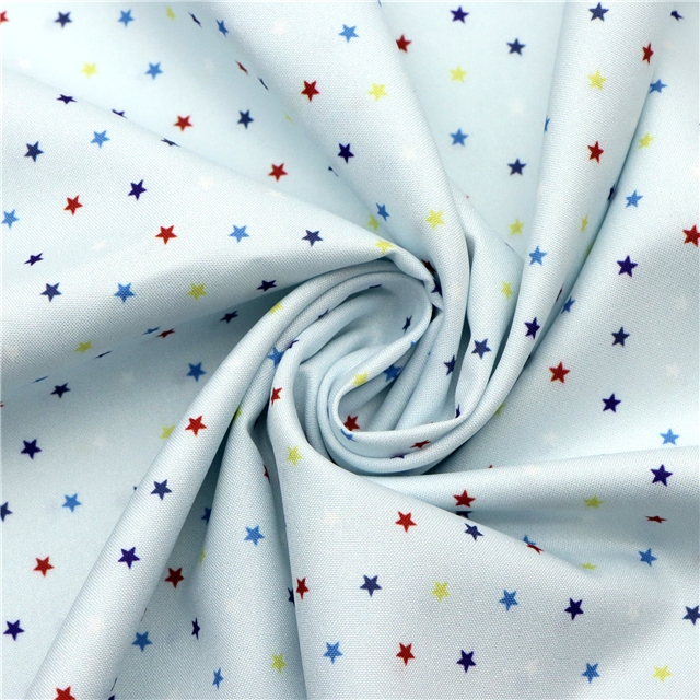 plain colored star polyester fabric 4#blue,50*148cm(19.7*58.3