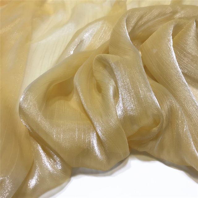 plain flash organza fabric