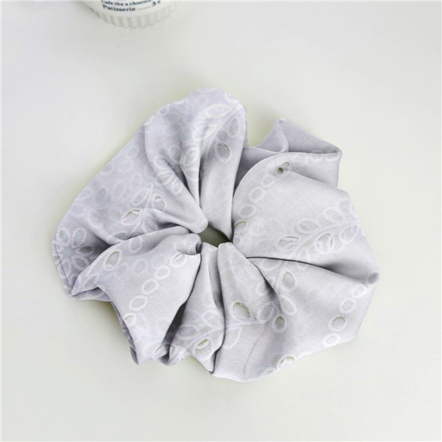 offset printed flower hollow fabric