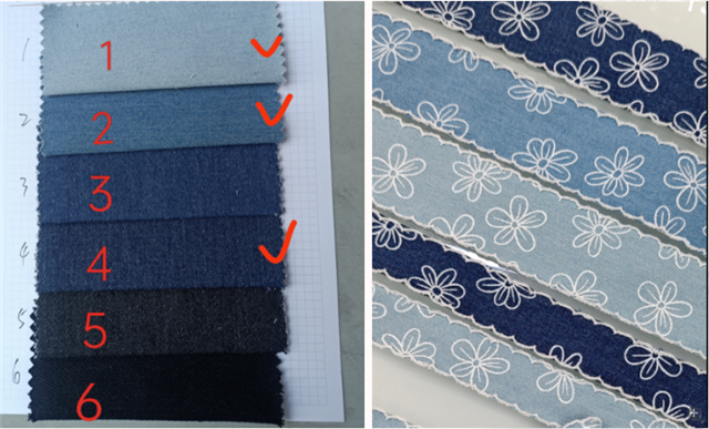 offset printing denim fabric