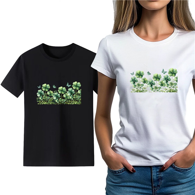 cotton Iron On Transfer Stickers and T-shirts