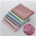 iridescent laser hot stamping silver rectangular grid fabric