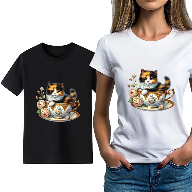 cotton Iron On Transfer Stickers and T-shirts