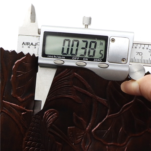 synthetic leather bump texture lotus flower fish rubbing faux leather