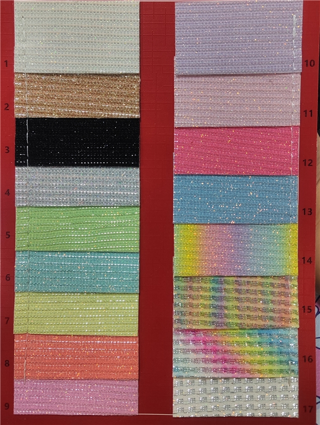 synthetic leather glitter gold and silver filigree weaving faux leather