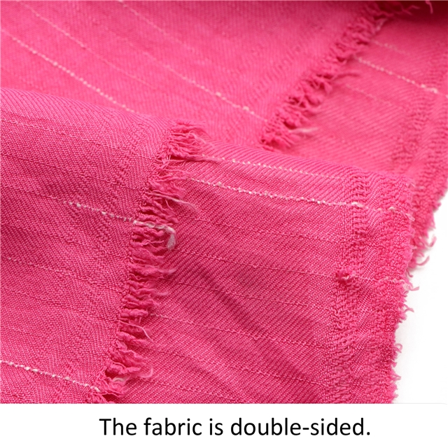 double color twill bamboo cotton fabric