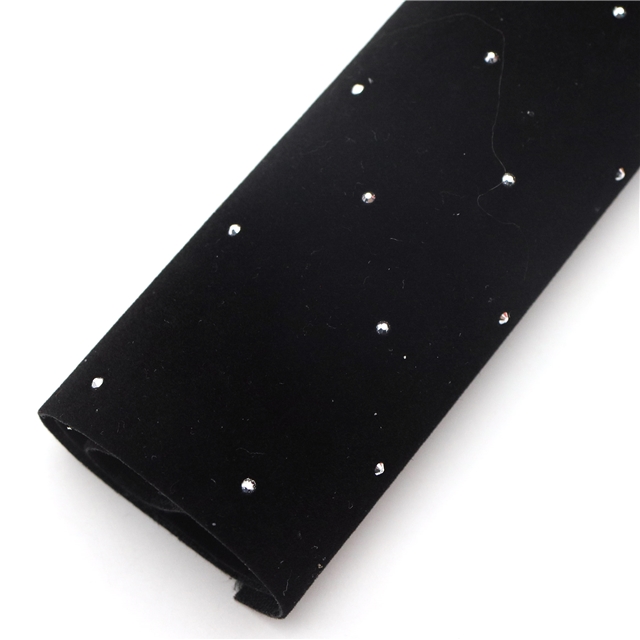 synthetic leather plain hot pressed diamond suede faux leather  20*33cm(7.9*13