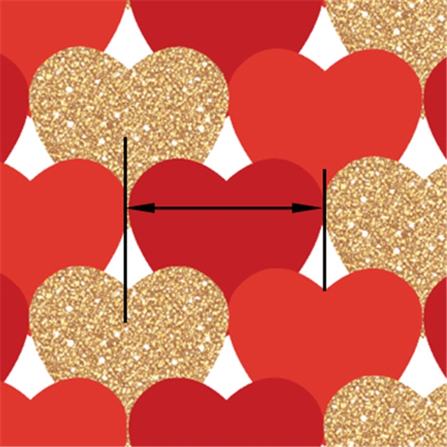 self printed gold foil faux leather fabric