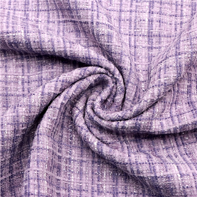 woolen bright silk woven small fragrant fabric