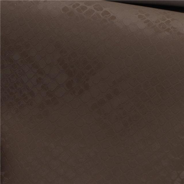 synthetic leather plain snake pattern resistant to scratching faux leather