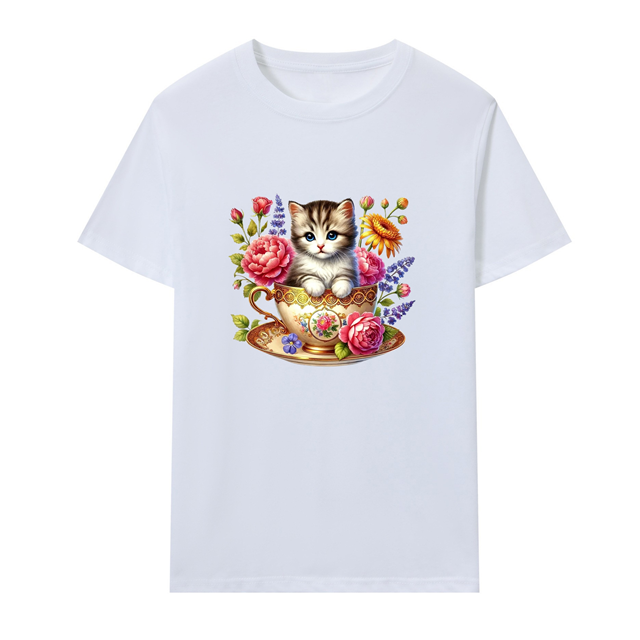 cotton Iron On Transfer Stickers and T-shirts