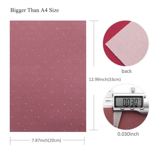 synthetic leather plain hot pressed diamond suede faux leather 