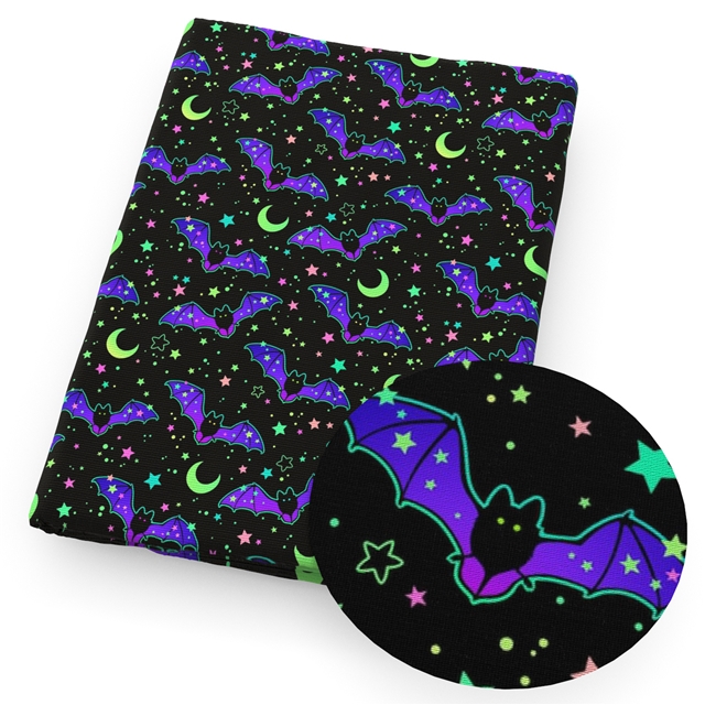 polyester cotton halloween series polyester cotton fabric set (4 pcs/set) polyester cotton fabric,50*45cm(19.7*17.7
