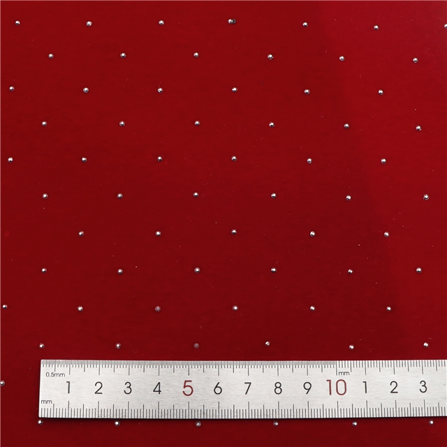 synthetic leather plain hot pressed diamond suede faux leather 