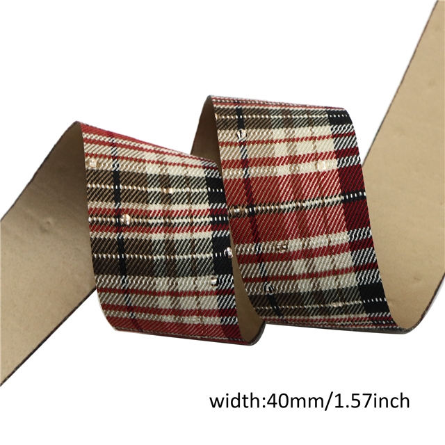 single grating ribbon red,40mm(1.6