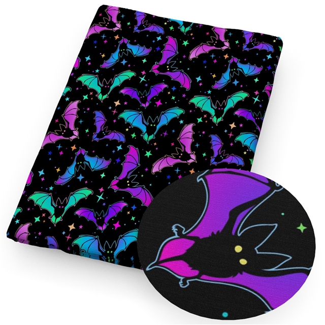 polyester cotton halloween series polyester cotton fabric set (4 pcs/set) polyester cotton fabric,50*45cm(19.7*17.7