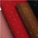 plain hot pressed diamond suede faux leather 