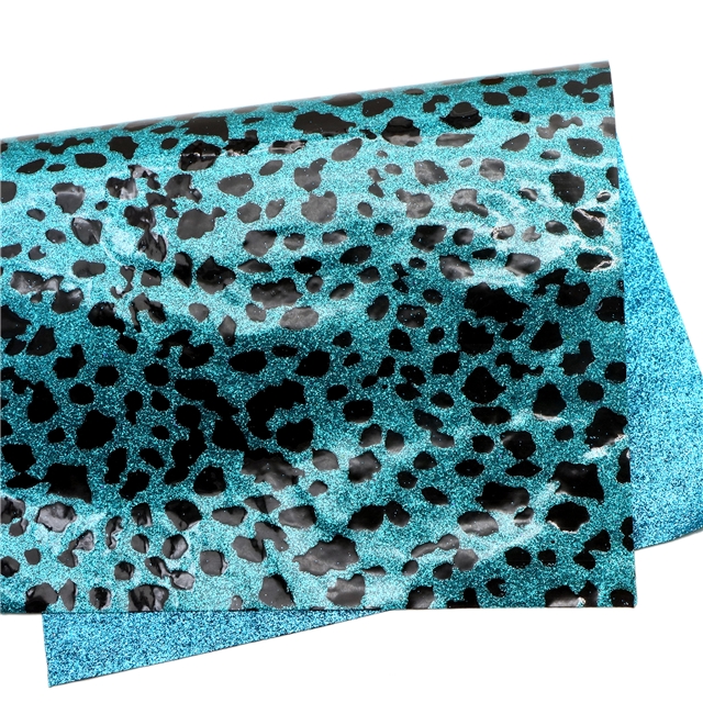 glitter double sided synthetic leather 20*33cm(7.9*13