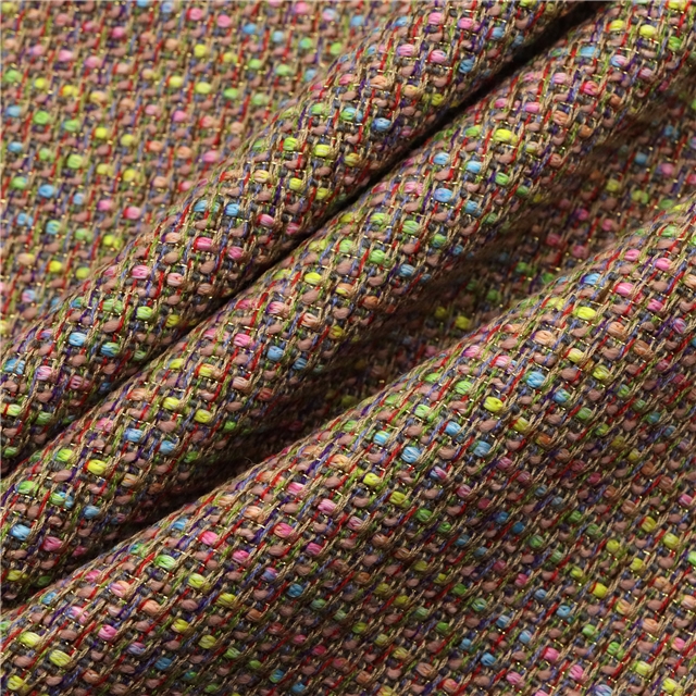 color woolen bright silk woven small fragrant fabric