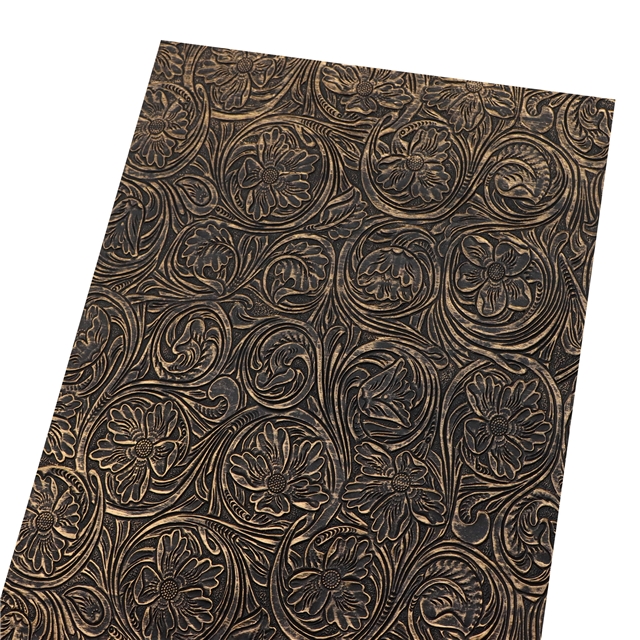 synthetic leather bump texture flower rubbing faux leather