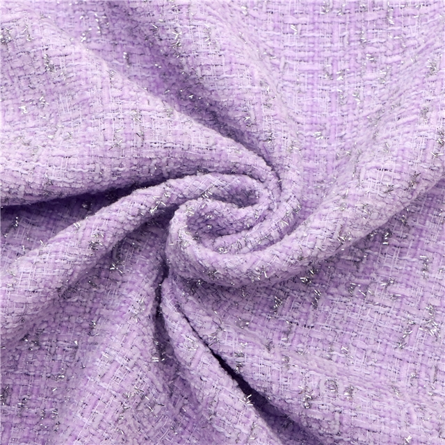 woolen bright silk woven small fragrant fabric