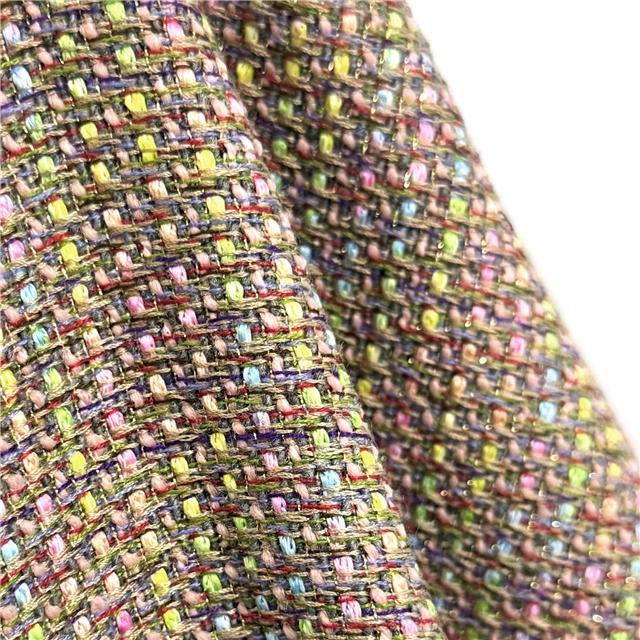 color woolen bright silk woven small fragrant fabric