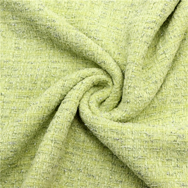 woolen bright silk woven small fragrant fabric