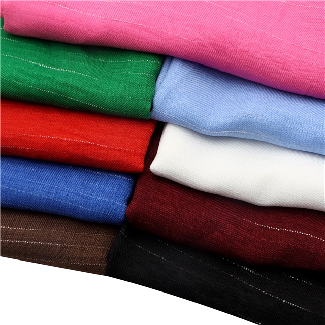 double color twill bamboo cotton fabric