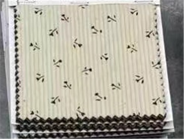 floral printed corduroy fabric