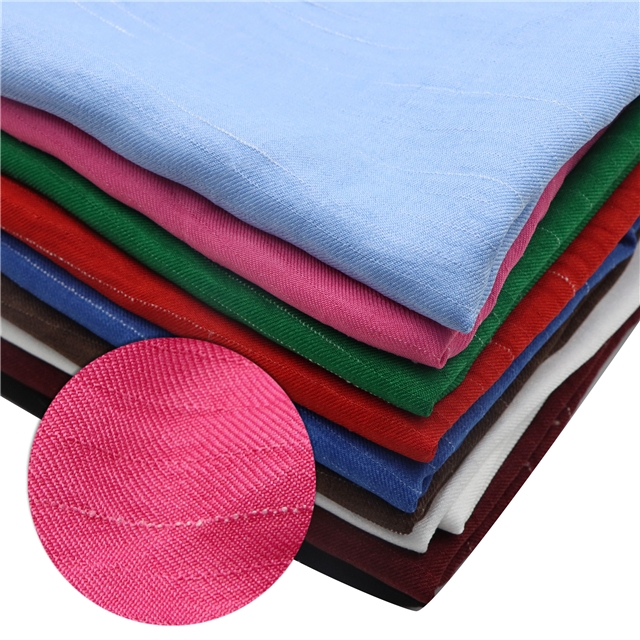 double color twill bamboo cotton fabric