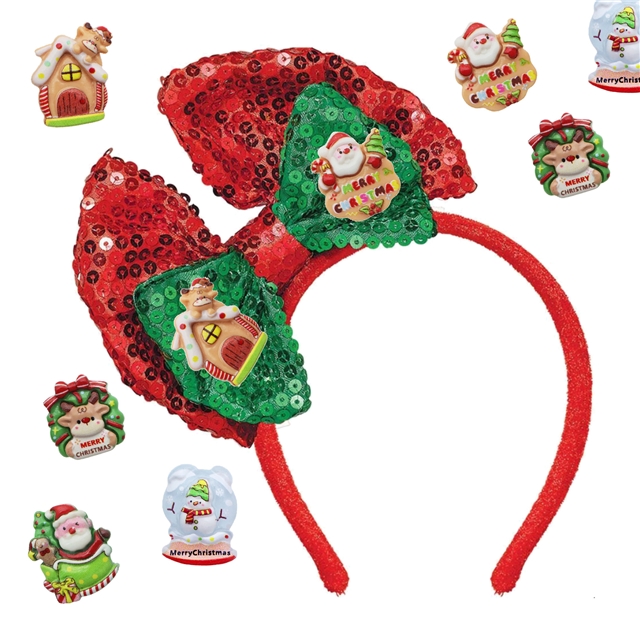 christmas series 3d resin accessories