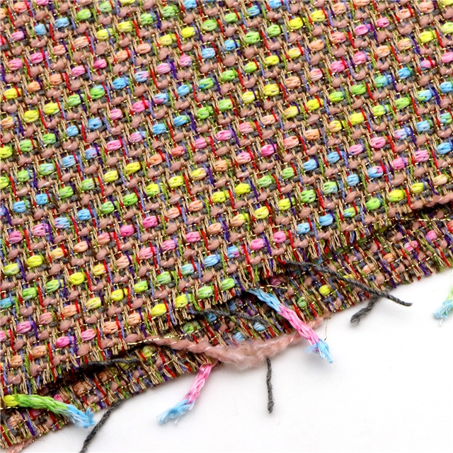 color woolen bright silk woven small fragrant fabric