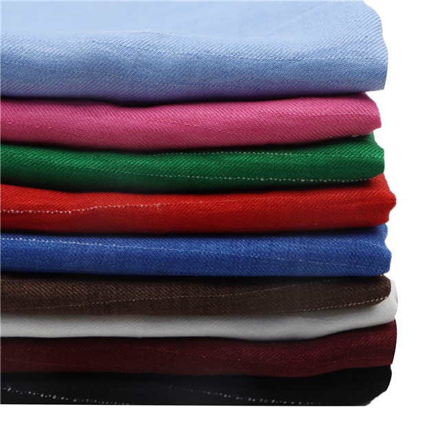 double color twill bamboo cotton fabric