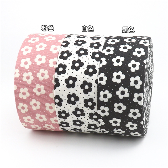 cotton twill flower layering cloth ribbons