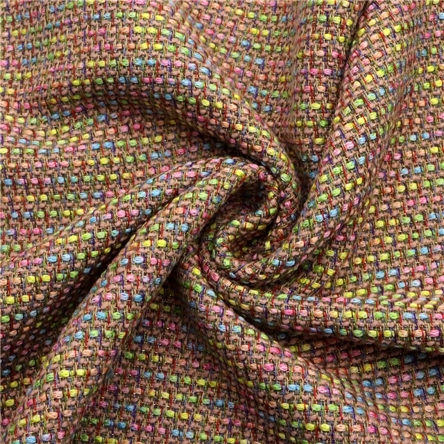color woolen bright silk woven small fragrant fabric
