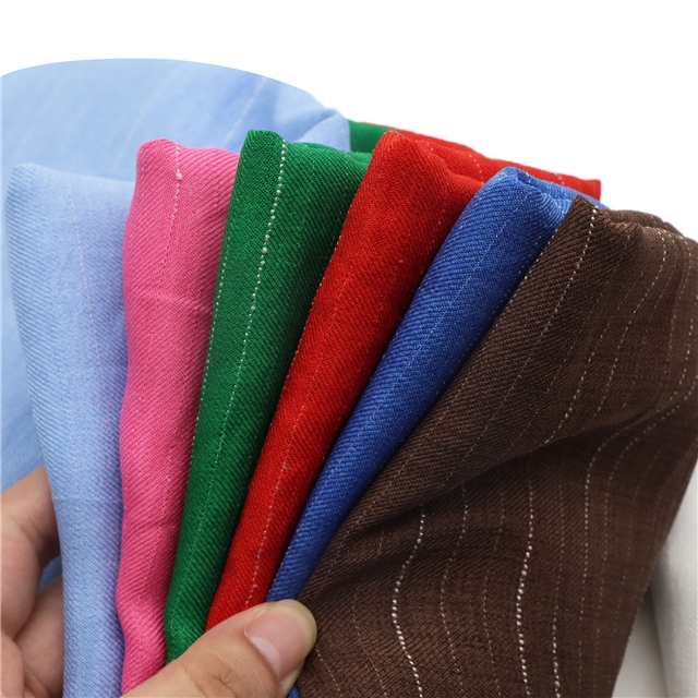 double color twill bamboo cotton fabric