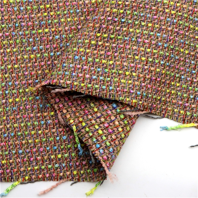 color woolen bright silk woven small fragrant fabric