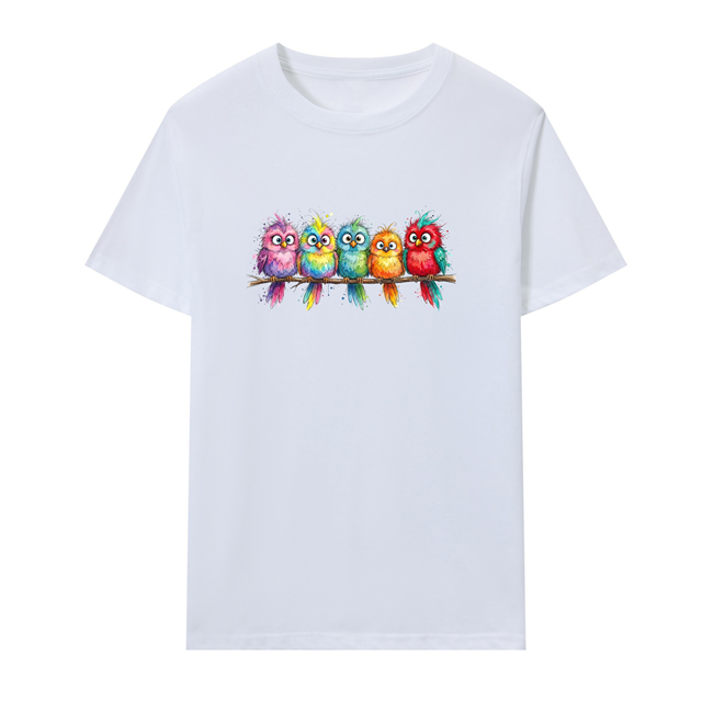 cotton Iron On Transfer Stickers and T-shirts