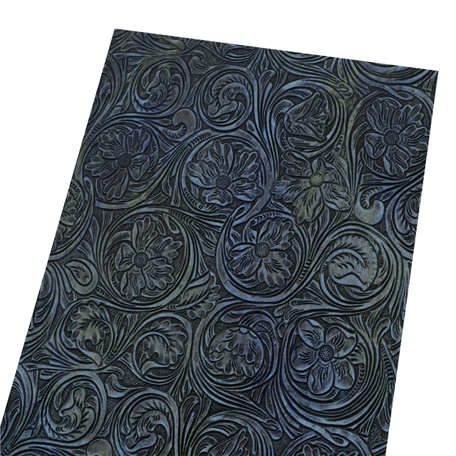 synthetic leather bump texture flower rubbing faux leather