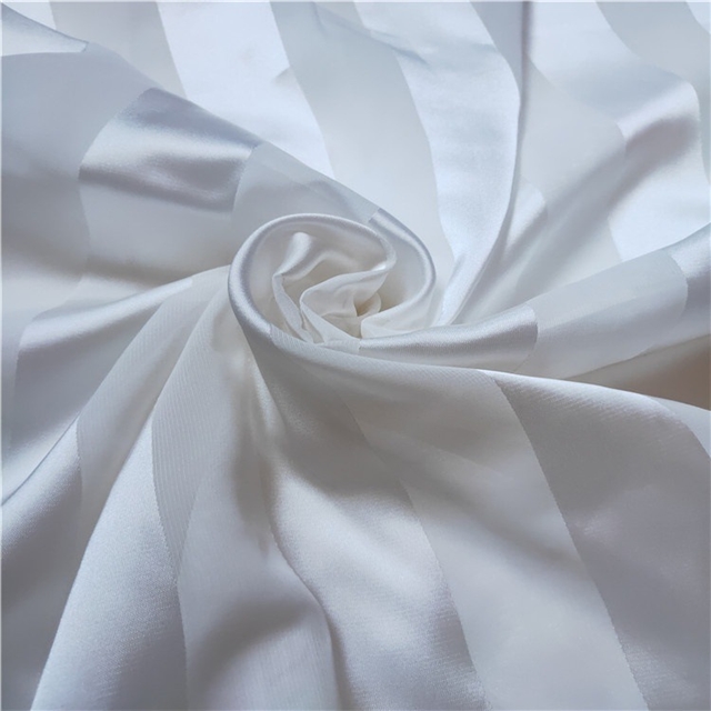satin horizontal striped chiffon fabric