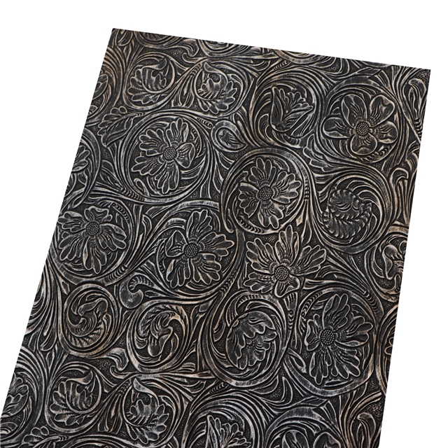 synthetic leather bump texture flower rubbing faux leather