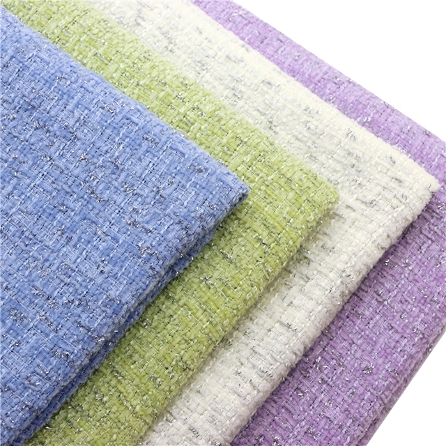 woolen bright silk woven small fragrant fabric