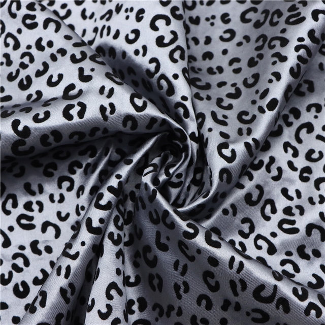leopard series velvet satin fabric 5#,50*145cm(19.7*57.1