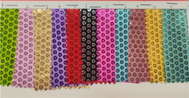 colourful gold hot stamping dot velvet fabric