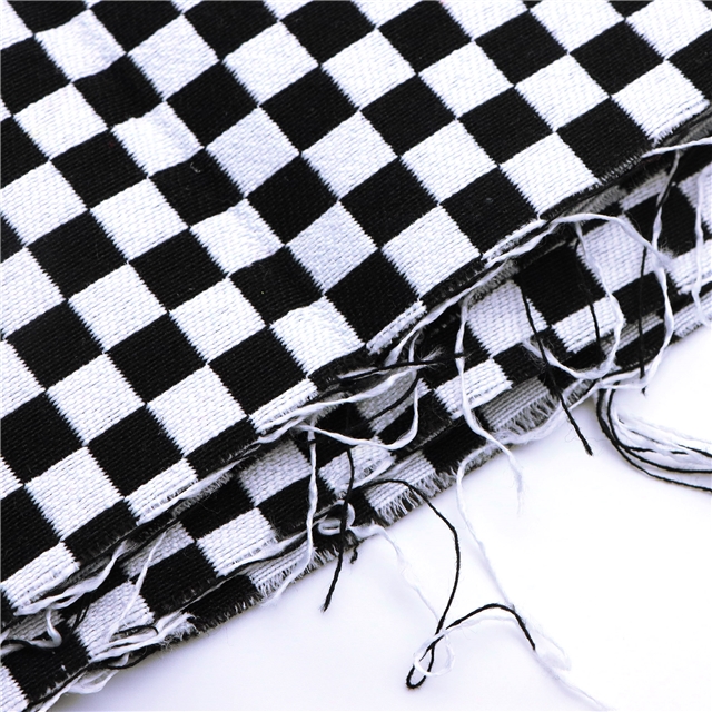 checkered jacquard fabric 1#,50*150cm(19.7*59.1